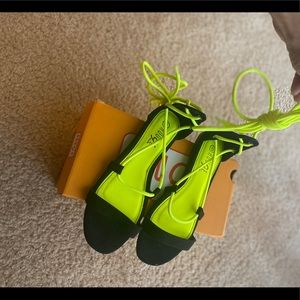 Brand new tie up Sandals